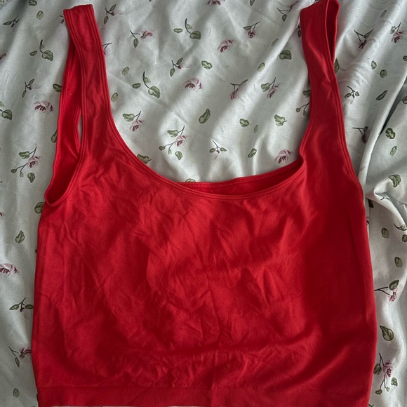 Red athletic top - Picture 1 of 2